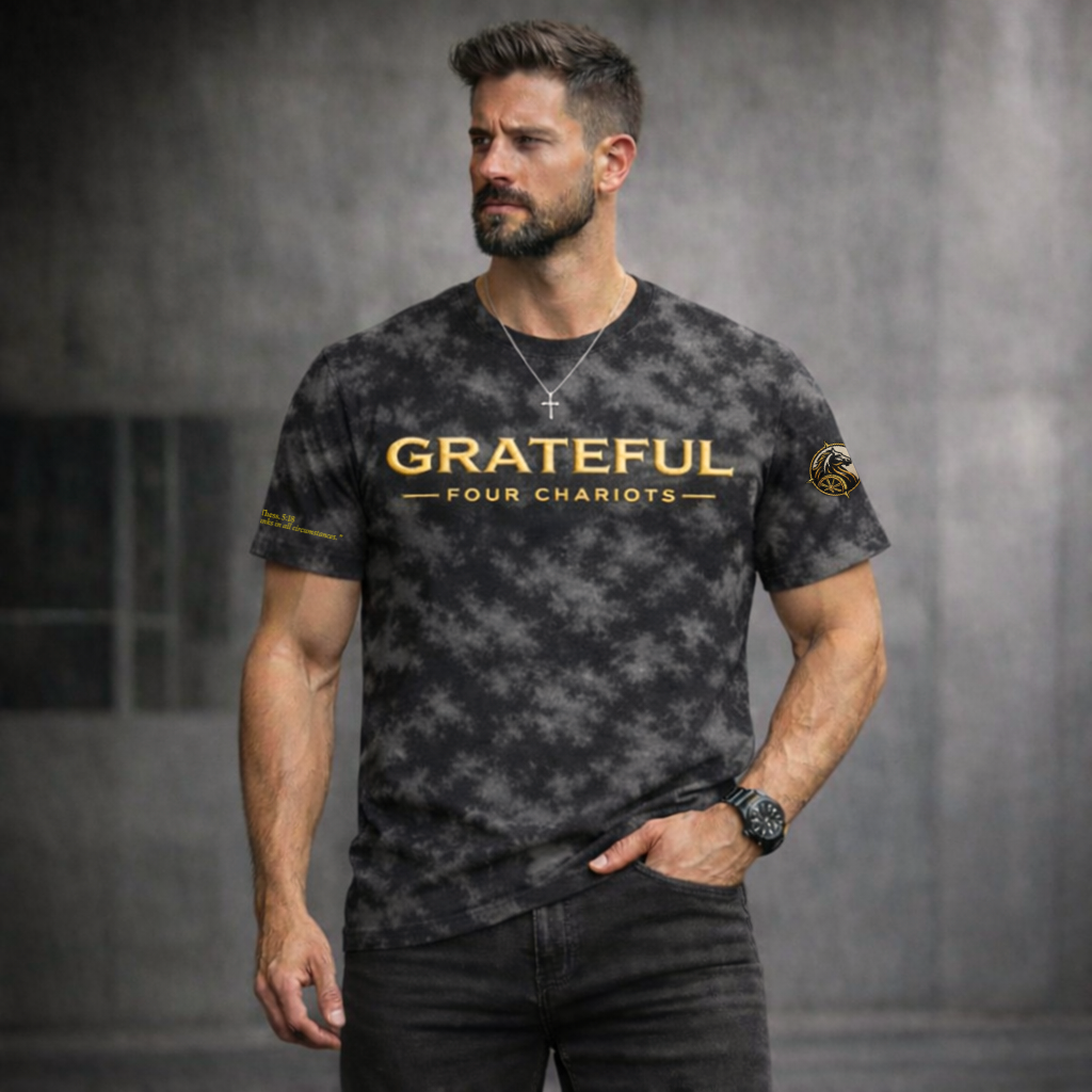 GRATEFUL Tee on model